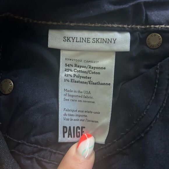 ✨PAIGE SZ 27 JEANS - Skyline Skinny - Mona✨ - Picture 7 of 7